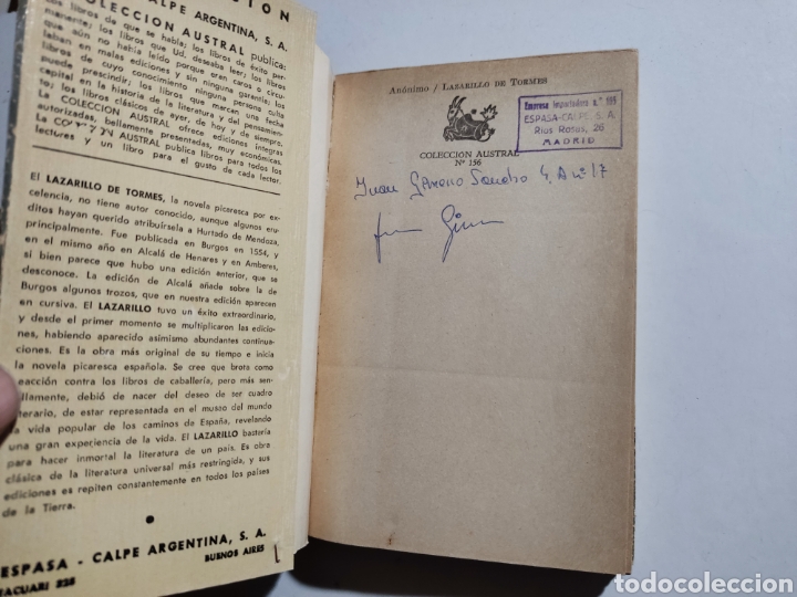 Libros de segunda mano: Libro lazarillo de Tormes - Foto 2