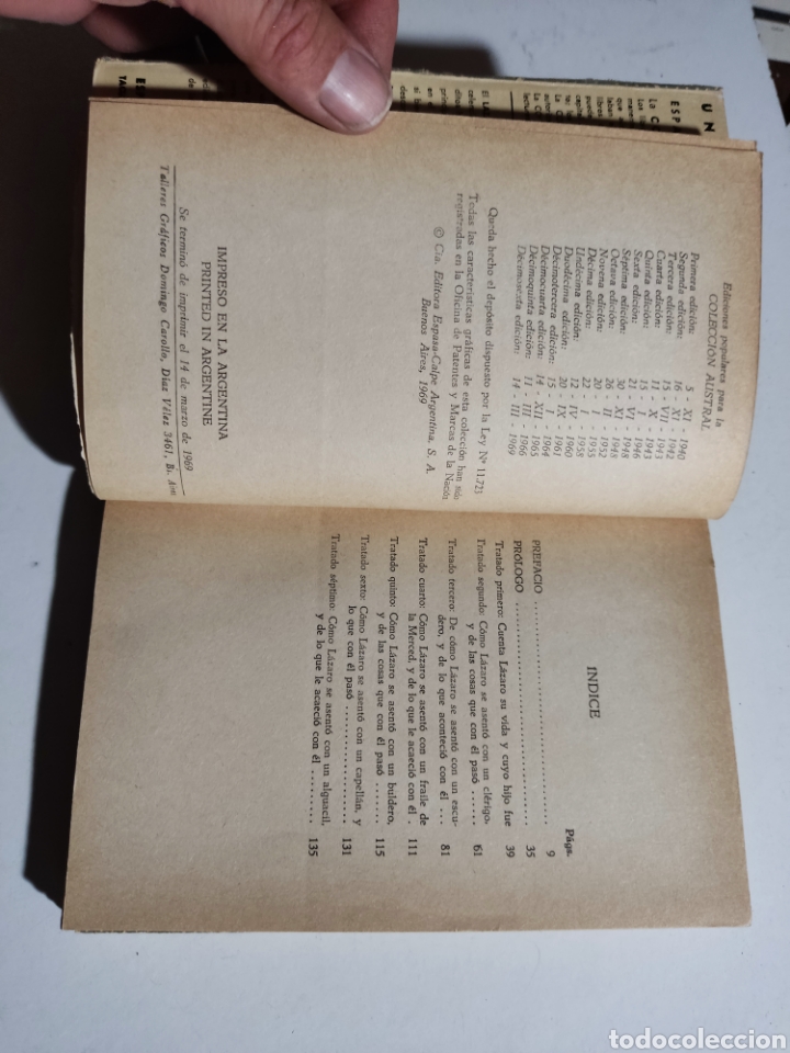 Libros de segunda mano: Libro lazarillo de Tormes - Foto 3