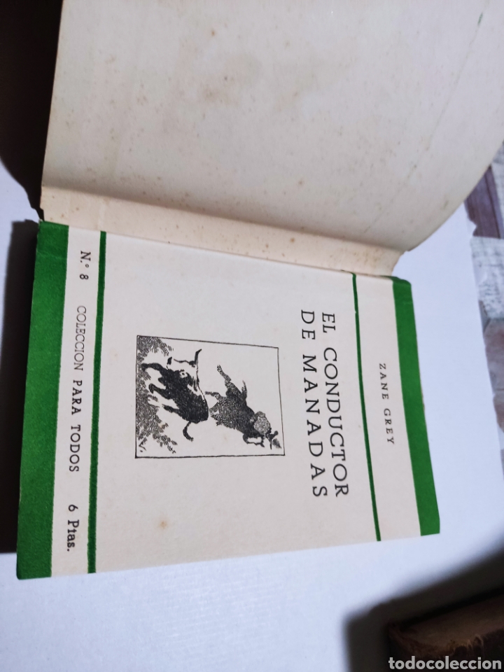 Libros de segunda mano: Libro El conductor de manadas,zane grey 1943 - Foto 2