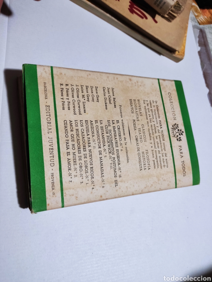 Libros de segunda mano: Libro El conductor de manadas,zane grey 1943 - Foto 7