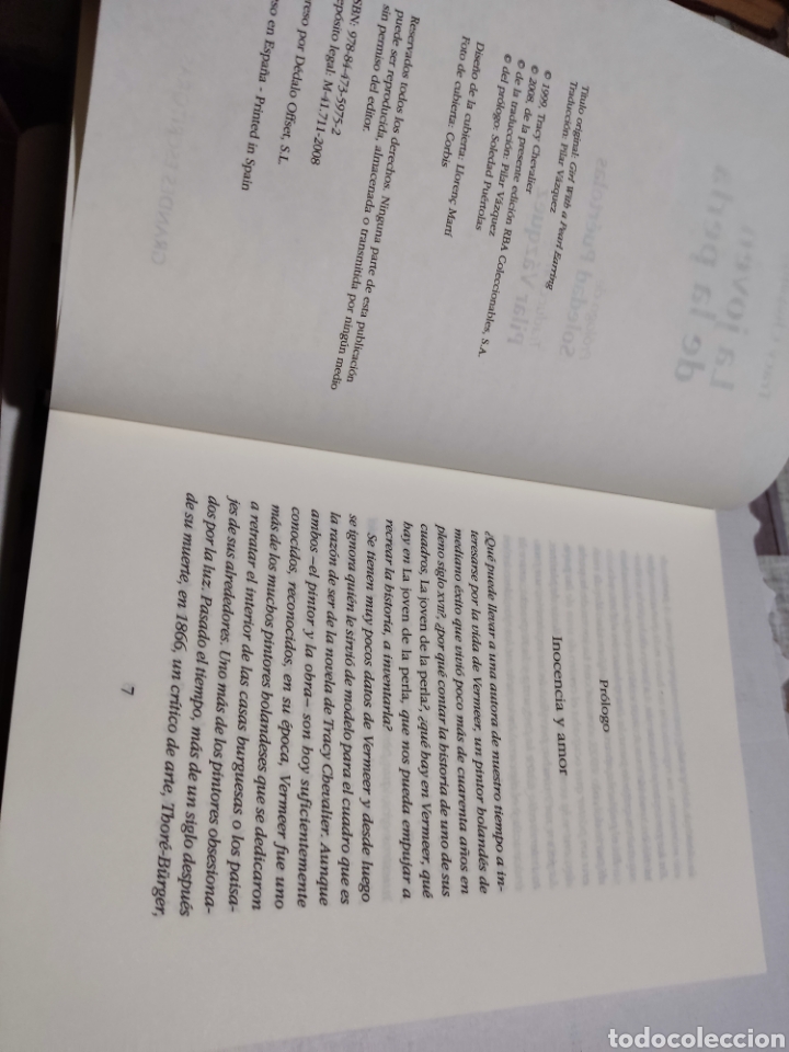 Libros de segunda mano: Libro La joven de la perla, Tracy Chevalier - Foto 3