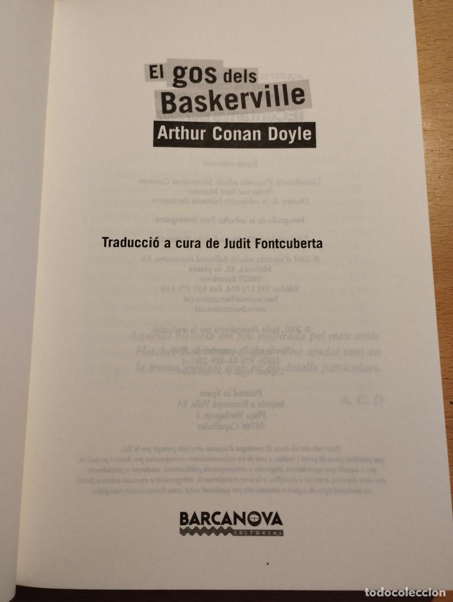 Libros de segunda mano: EL GOS DE BASKERVILLE (ARTHUR CONAN DOYLE) - Foto 2
