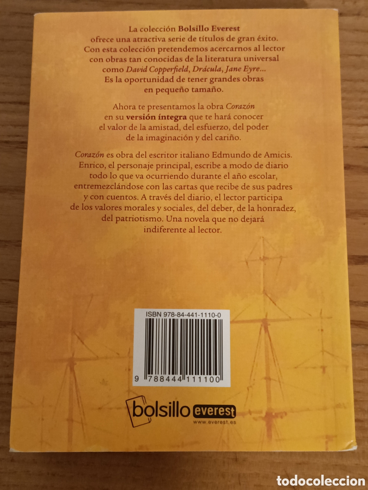 Libros de segunda mano: Coraz&oacute;n. Versi&oacute;n integra. Edmundo de Amicis. Everest - Foto 2