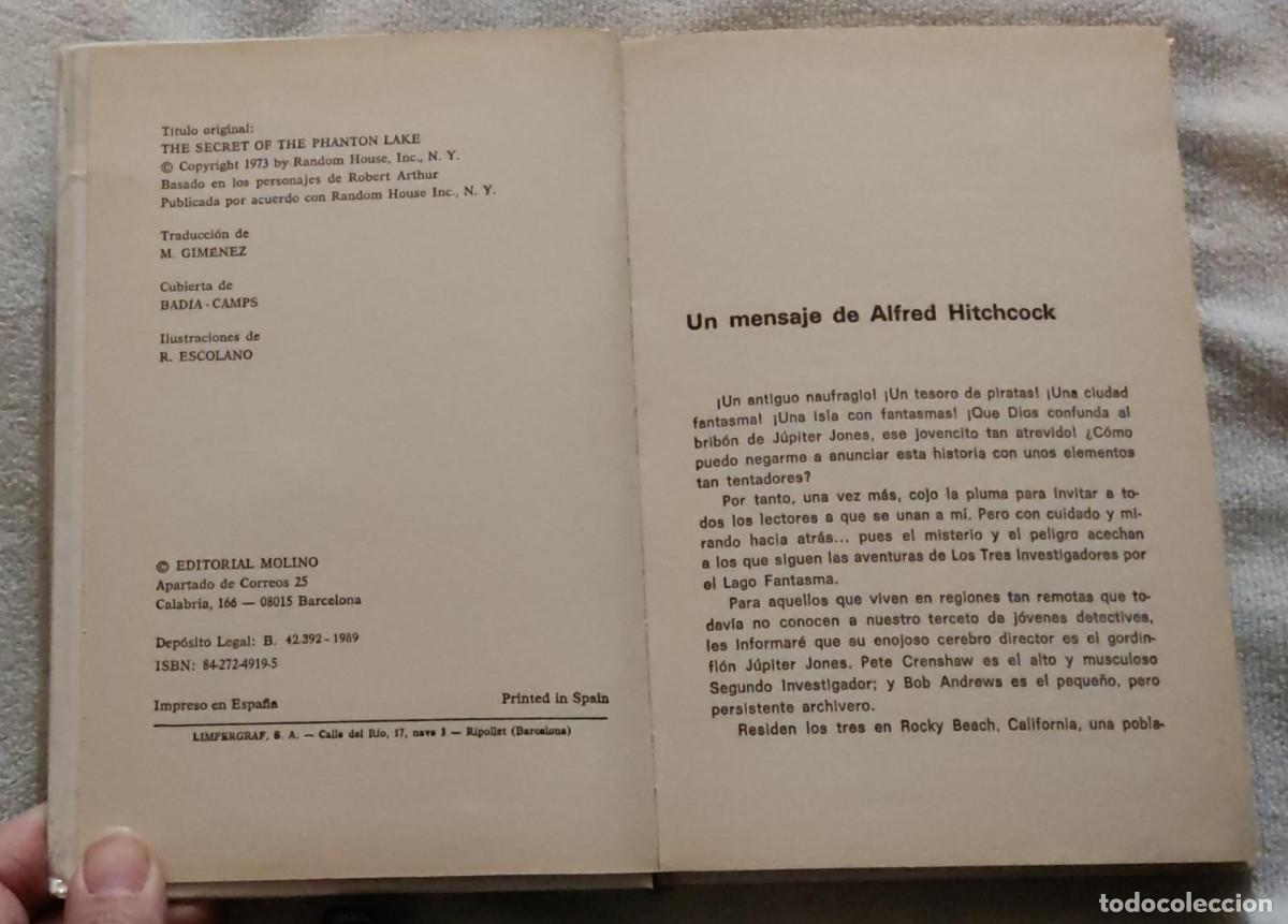 Libros de segunda mano: MISTERIO DEL LAGO. - Foto 4