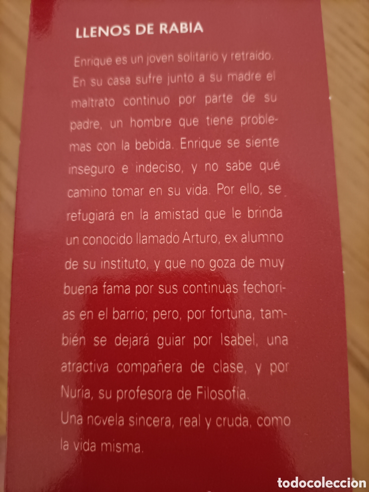 Libros de segunda mano: Llenos de rabia. Pasqual Alapont. Edebe - Foto 3