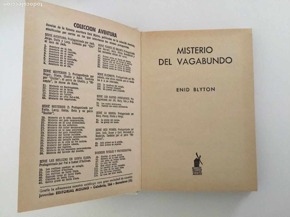 Libros de segunda mano: MISTERIO DEL VAGABUNDO - Foto 2