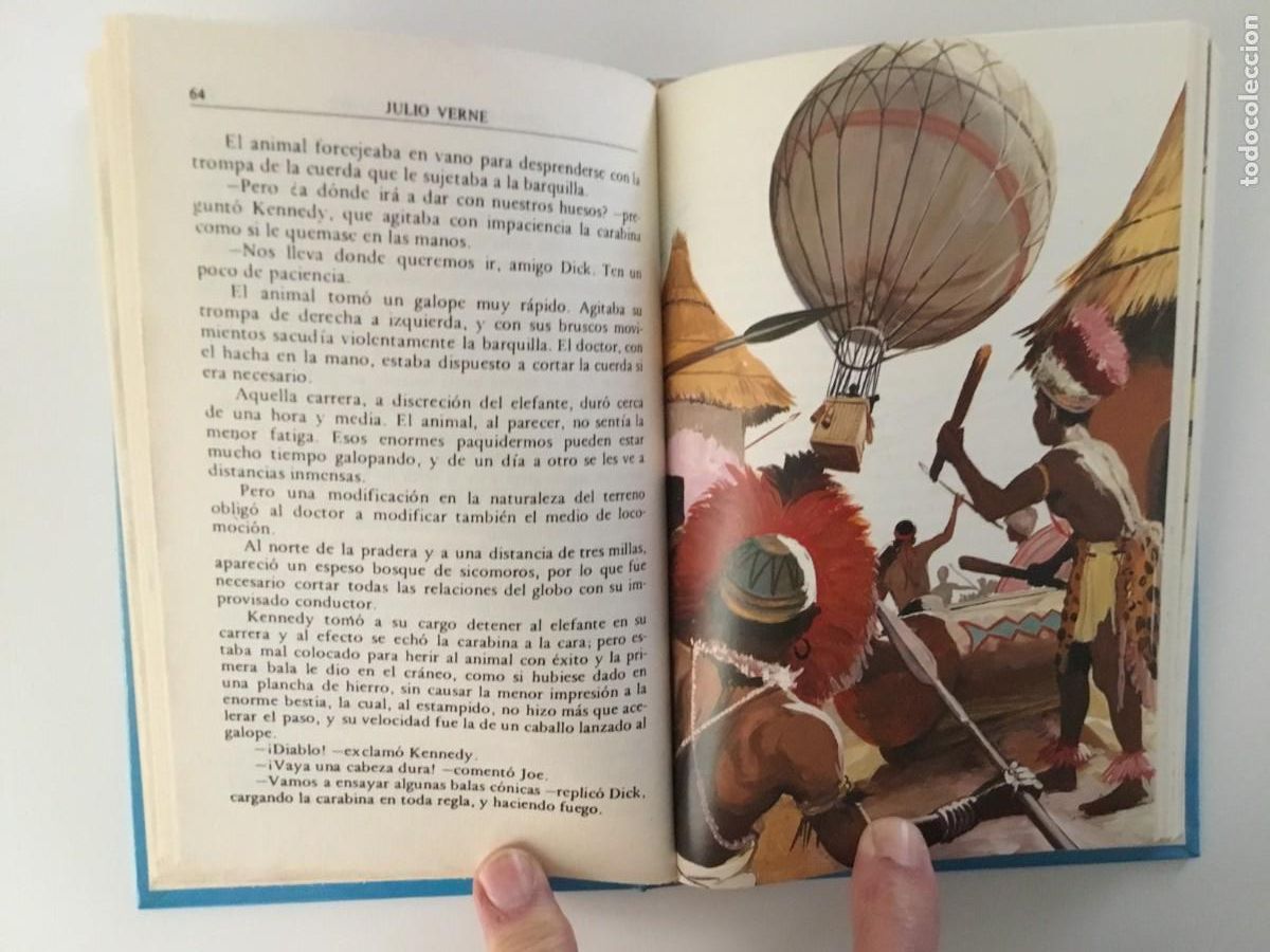 Libros de segunda mano: CINCO SEMANAS EN GLOBO - Foto 4