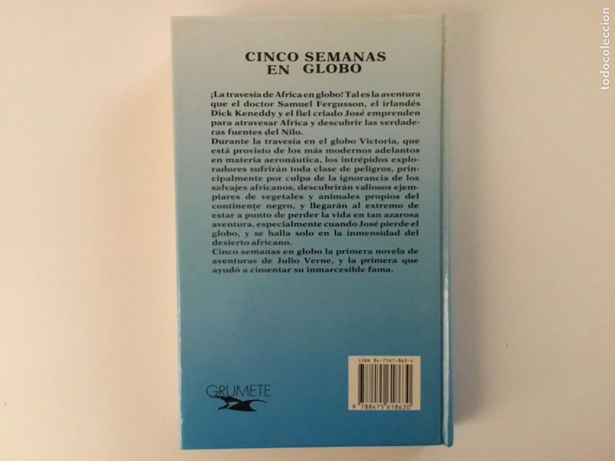 Libros de segunda mano: CINCO SEMANAS EN GLOBO - Foto 6