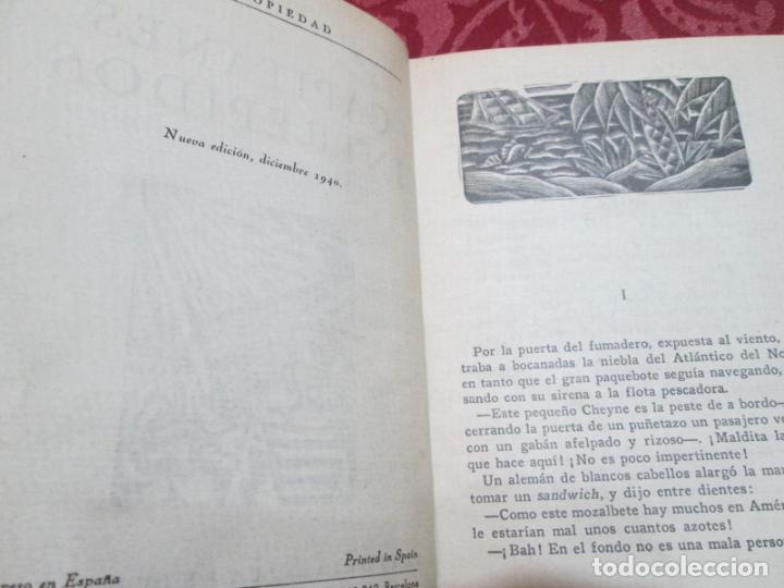 Libros de segunda mano: CAPITANES INTREPIDOS - RUDYARD KIPLING - 1940 - Foto 3