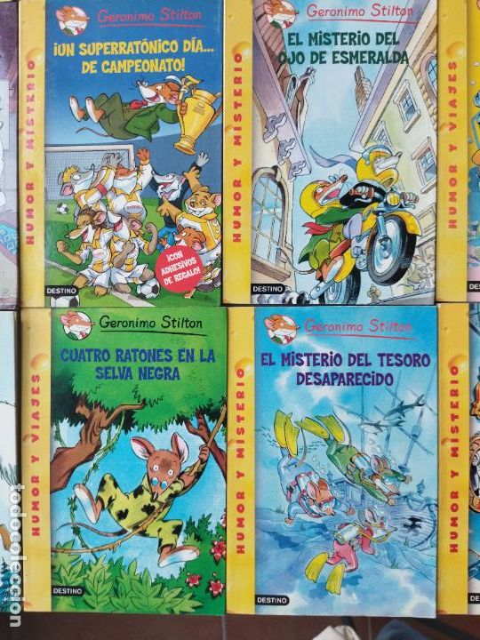 Libros de segunda mano: GER&Oacute;NIMO STILTON - 20 LIBROS - EDICIONES DESTINO - Foto 5