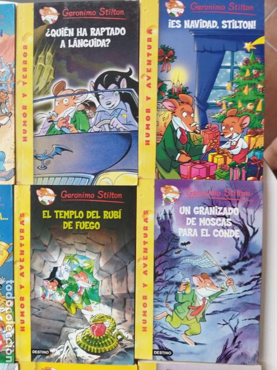 Libros de segunda mano: GER&Oacute;NIMO STILTON - 20 LIBROS - EDICIONES DESTINO - Foto 7