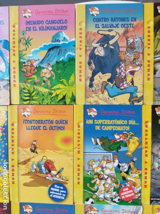 Libros de segunda mano: GER&Oacute;NIMO STILTON - 20 LIBROS - EDICIONES DESTINO - Foto 8