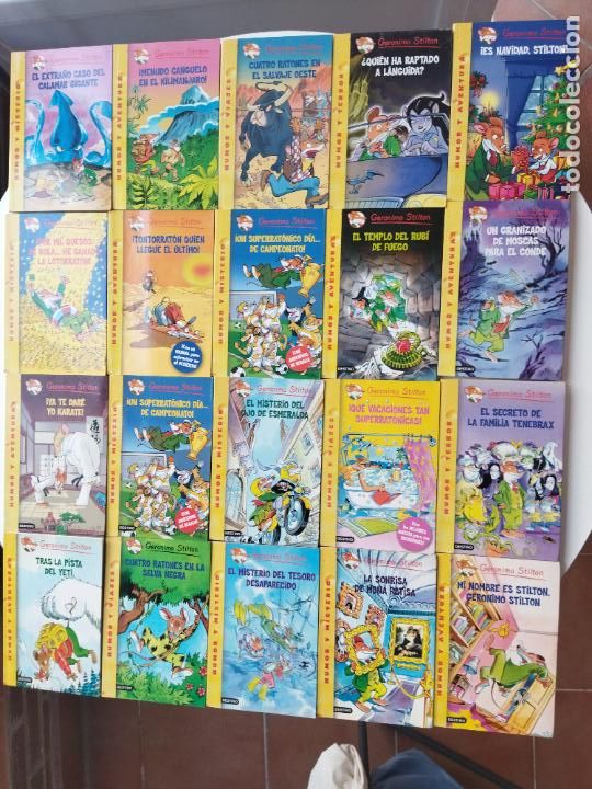 Libros de segunda mano: GER&Oacute;NIMO STILTON - 20 LIBROS - EDICIONES DESTINO - Foto 1