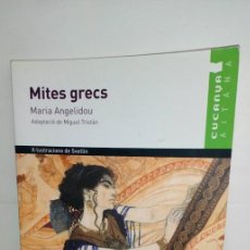Libros de segunda mano: MITES GRECS MARÍA ANGELIDOU ADAPTACIÓ DE MIGUEL TRISTÁN - IL.LUSTRA SVETLIN - VICENS VIVES 2009. Lote 402219159