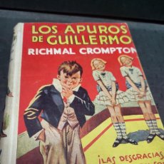 Libros de segunda mano: LOS APUROS DE GUILLERMO CROMPTON MOLINO PRIMERA EDICION 1936. Lote 403225644