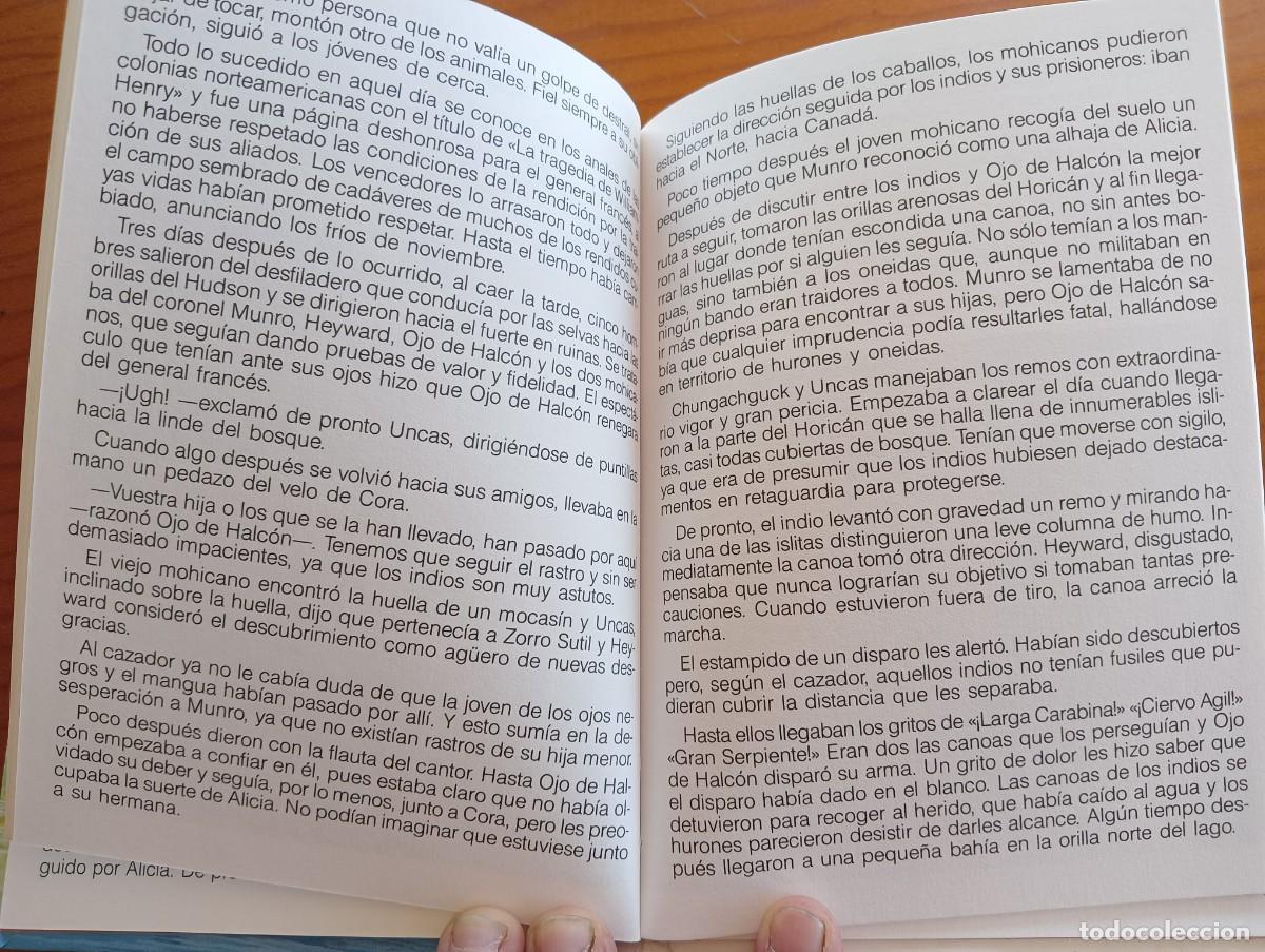 Libros de segunda mano: El &uacute;ltimo mohicano ediciones Salda&ntilde;a - Foto 4