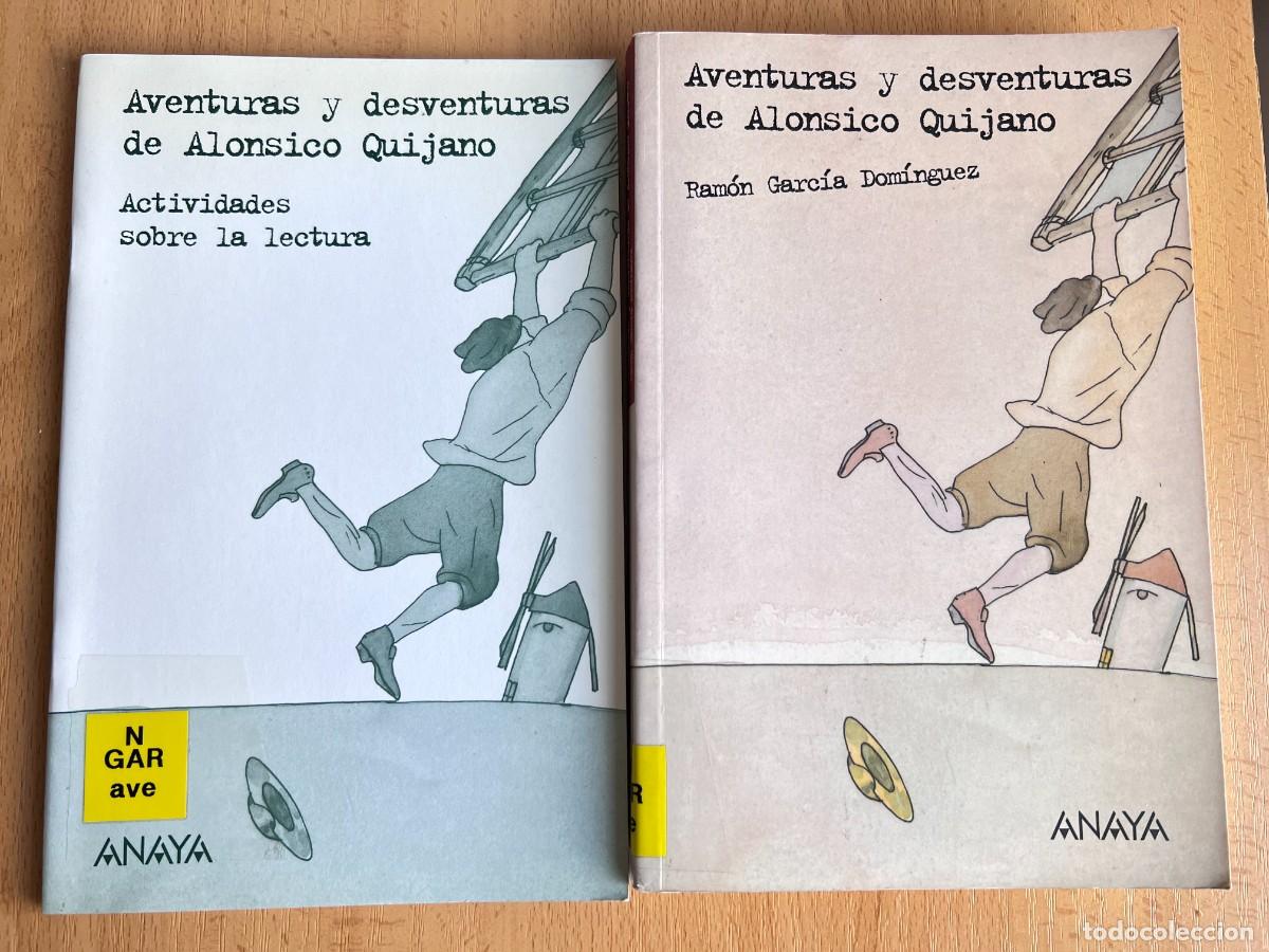 Libros de segunda mano: AVENTURAS Y DESVENTURAS DE ALONSICO QUIJANO + CUADERNO DE ACTIVIDADES