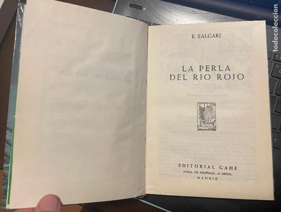 Libros de segunda mano: SALGARI, LA PERLA DEL RIO ROJO - Foto 2