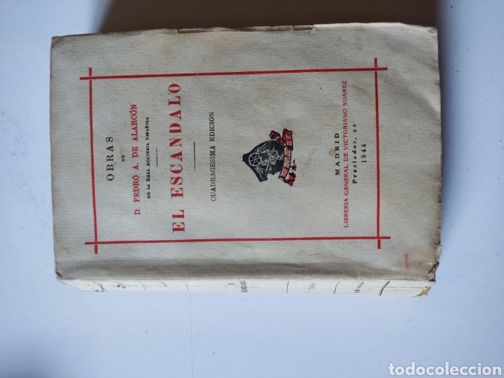 Libros de segunda mano: Libro El esc&aacute;ndalo 1944 - Foto 1