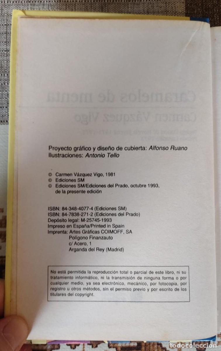 Libros de segunda mano: CARAMELOS DE MENTA. - Foto 4