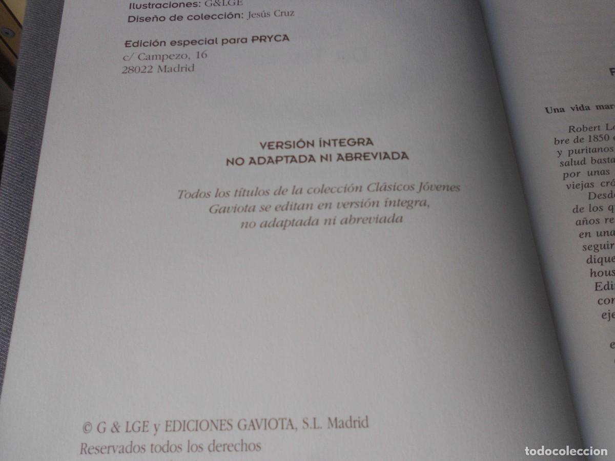 Libros de segunda mano: LA ISLA DEL TESORO. VERSION INTEGRA. - Foto 3