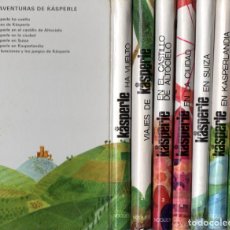 Libros de segunda mano: J. SIEBE : AVENTURAS DE KASPERLE, SIETE TOMOS, COLECCIÓN COMPLETA DEL PINOCHO ALEMÁN (NOGUER, 1970)