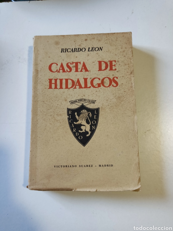 Libros de segunda mano: Libro casta de hidalgos de Ricardo Leon 1939 - Foto 1