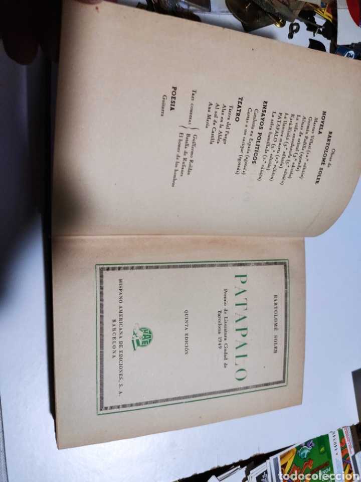 Libros de segunda mano: Libro patapalo de Bartolom&eacute; Soler 1953 - Foto 6