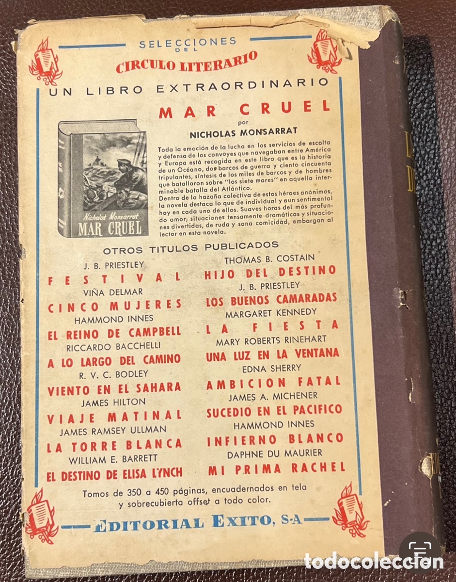 Libros de segunda mano: Libro. Jan de Hartog. &ldquo;La orilla distante&rdquo;. 1953. - Foto 3
