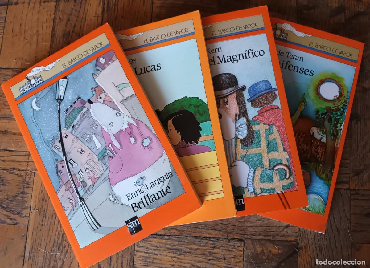 Libros de segunda mano: 4 libros de &rdquo;El barco de vapor&rdquo; naranja (a partir de 9 a&ntilde;os)