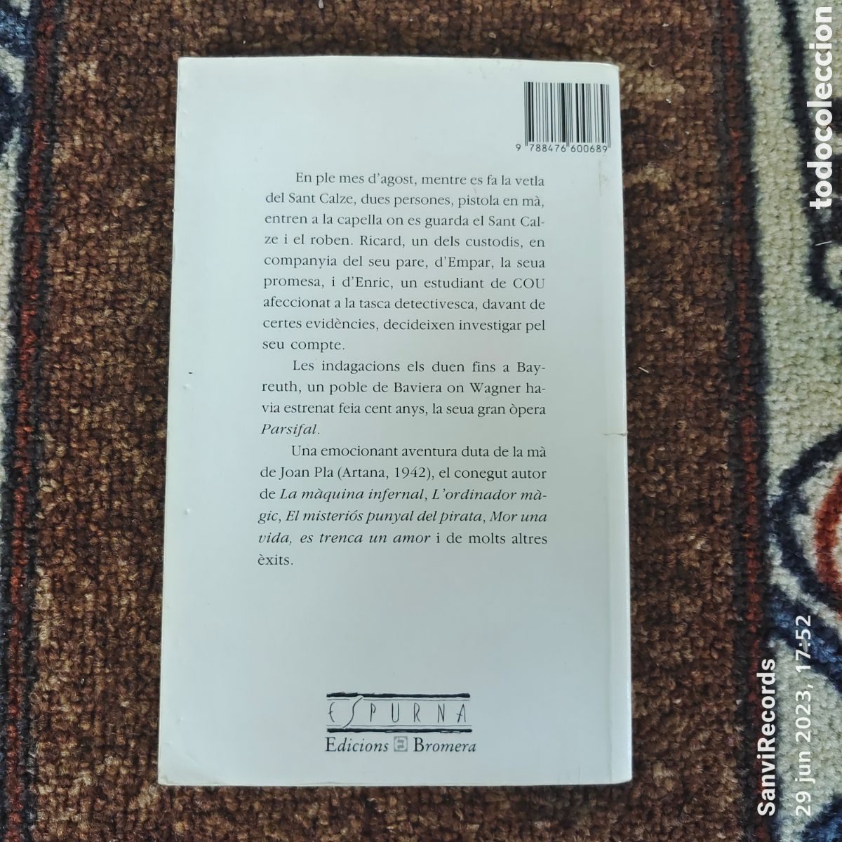 Libros de segunda mano: LA SECTA DEL GRAAL (JOAN PLA) (BROMERA) - Foto 2