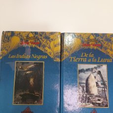 Libros de segunda mano: LOTE LOS VIAJES EXTRAORDINARIOS DE JULIO VERNE. DOS TOMOS. AÑO 2001. EDICIONES RUEDA.