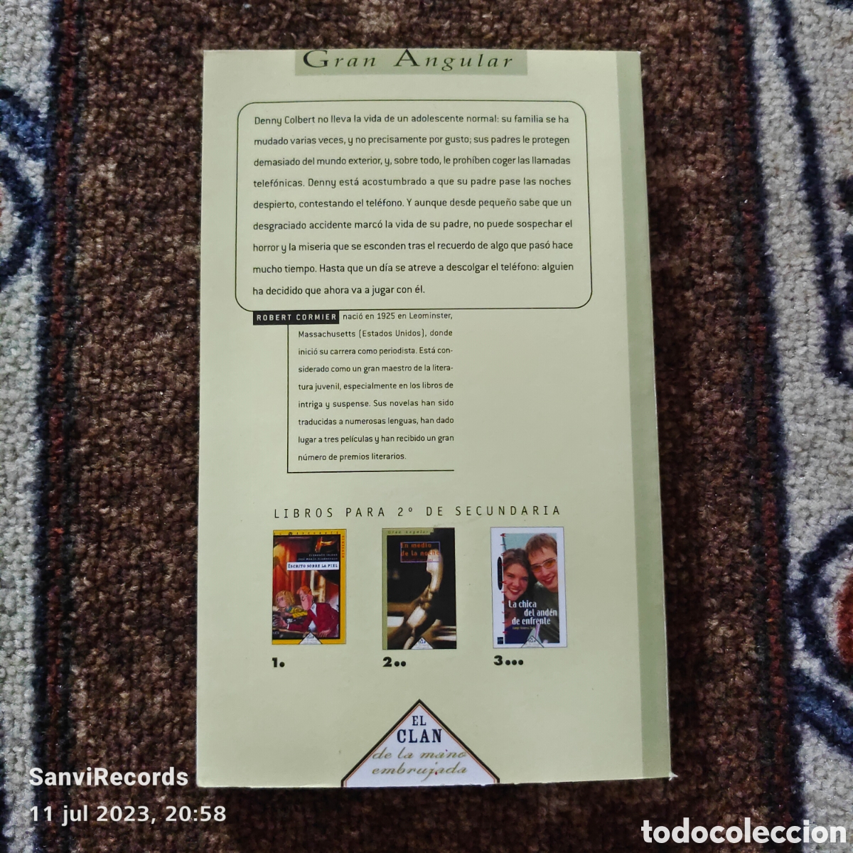 Libros de segunda mano: EN MEDIO DE LA NOCHE (ROBERT CORMIER) (SM, GRAN ANGULAR) - Foto 2