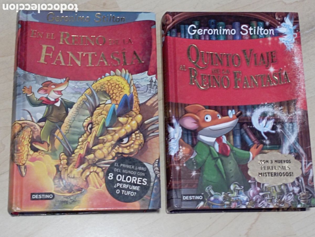 Libros de segunda mano: Lote 2 libros Geronimo Stilton - Foto 1