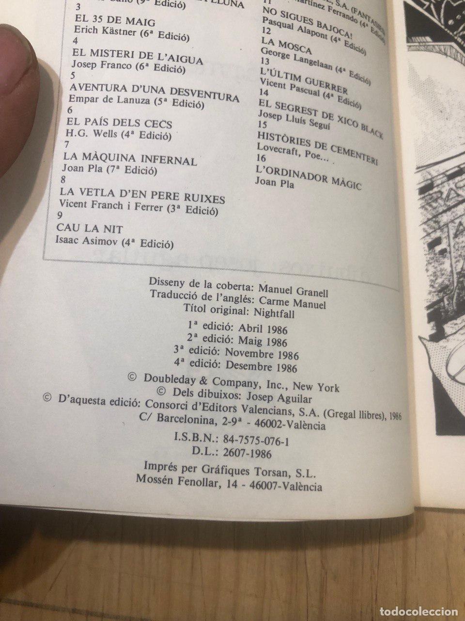 Libros de segunda mano: Cau la nit - Isaac Asimov - Foto 2