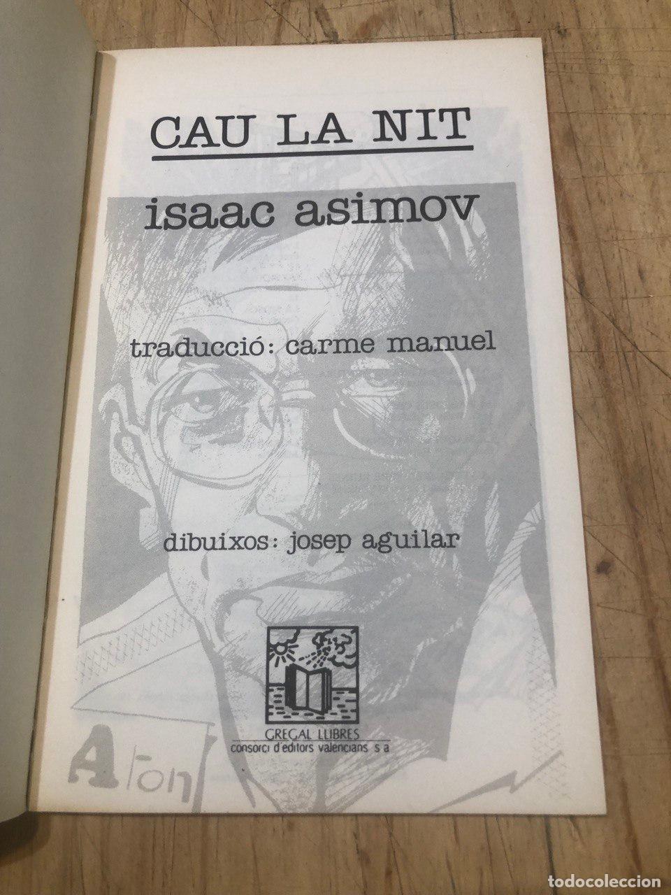 Libros de segunda mano: Cau la nit - Isaac Asimov - Foto 4