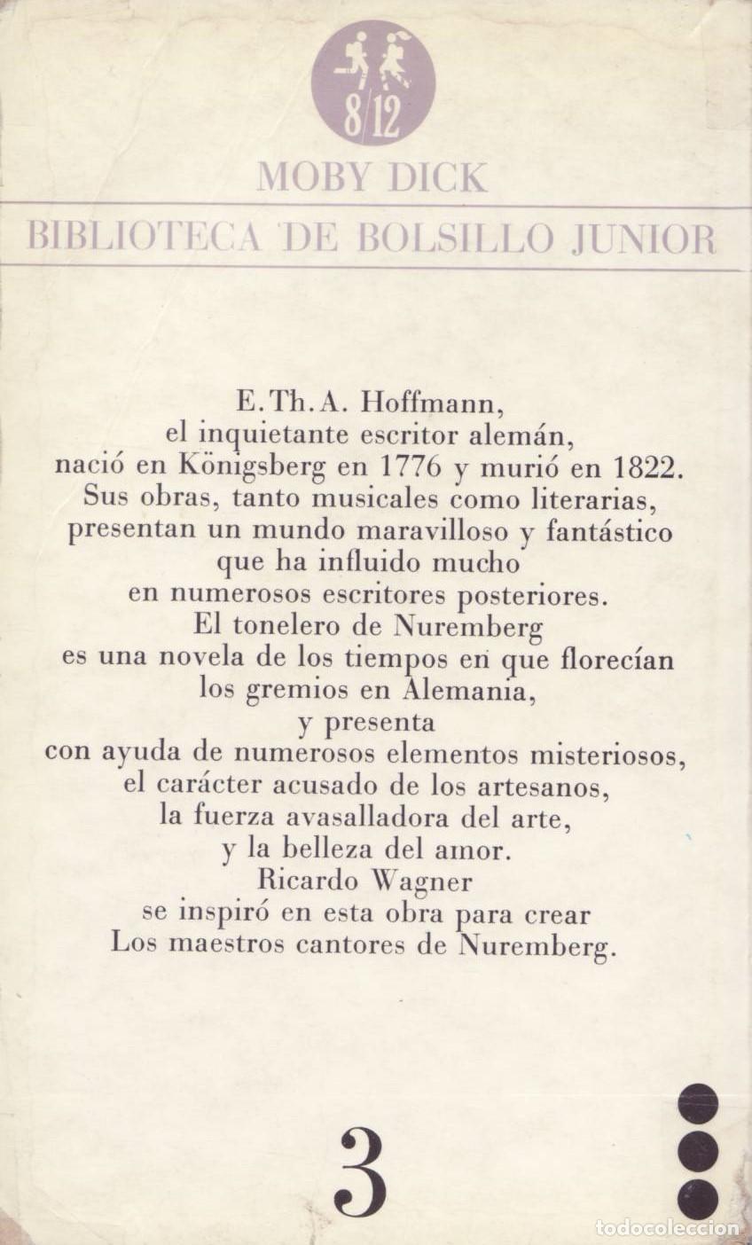 Libros de segunda mano: El tonelero de Nuremberg - Hoffmann, E. T. A. - Foto 2