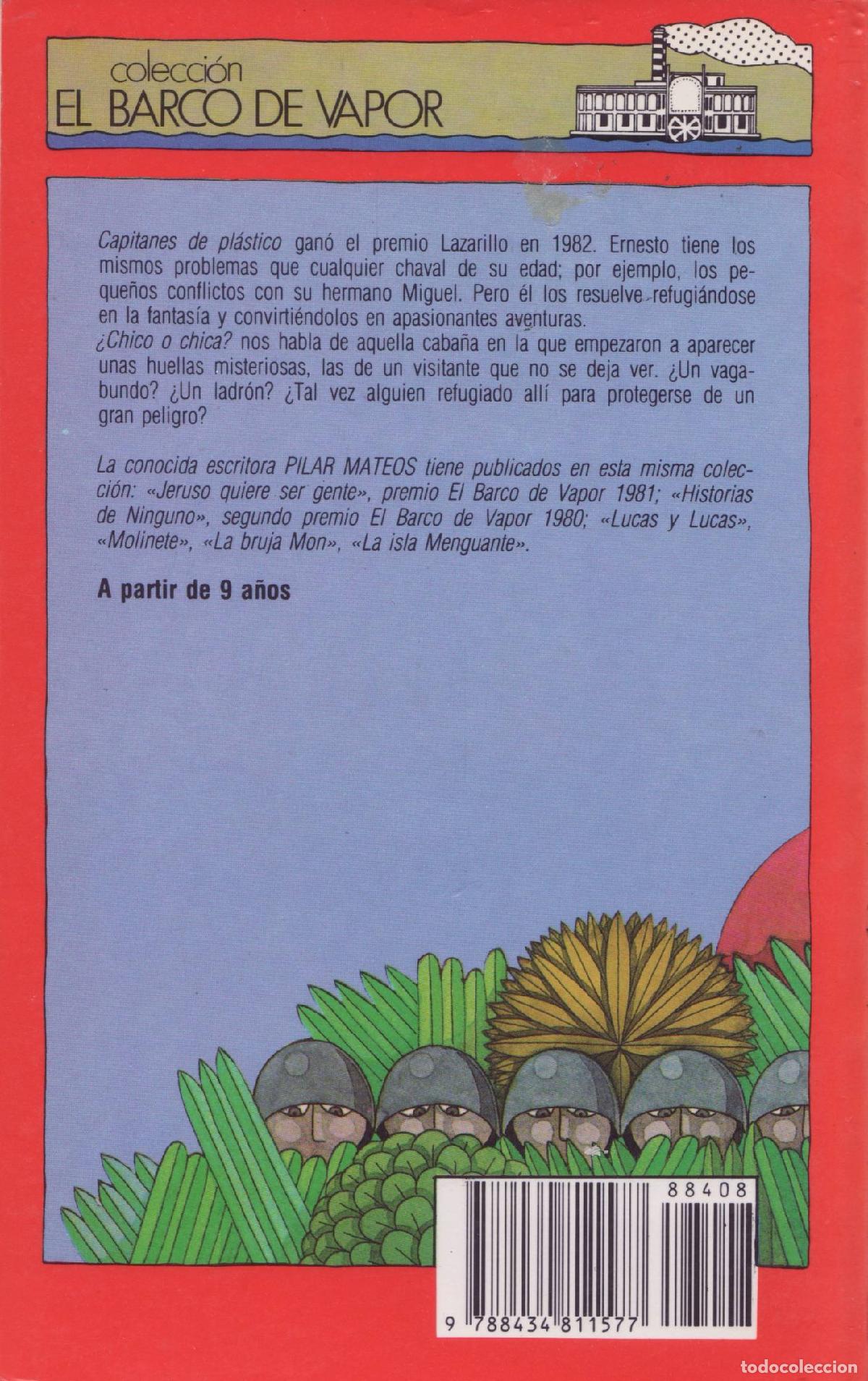 Libros de segunda mano: Capitanes de plastico - Mateos, Pilar - Foto 2
