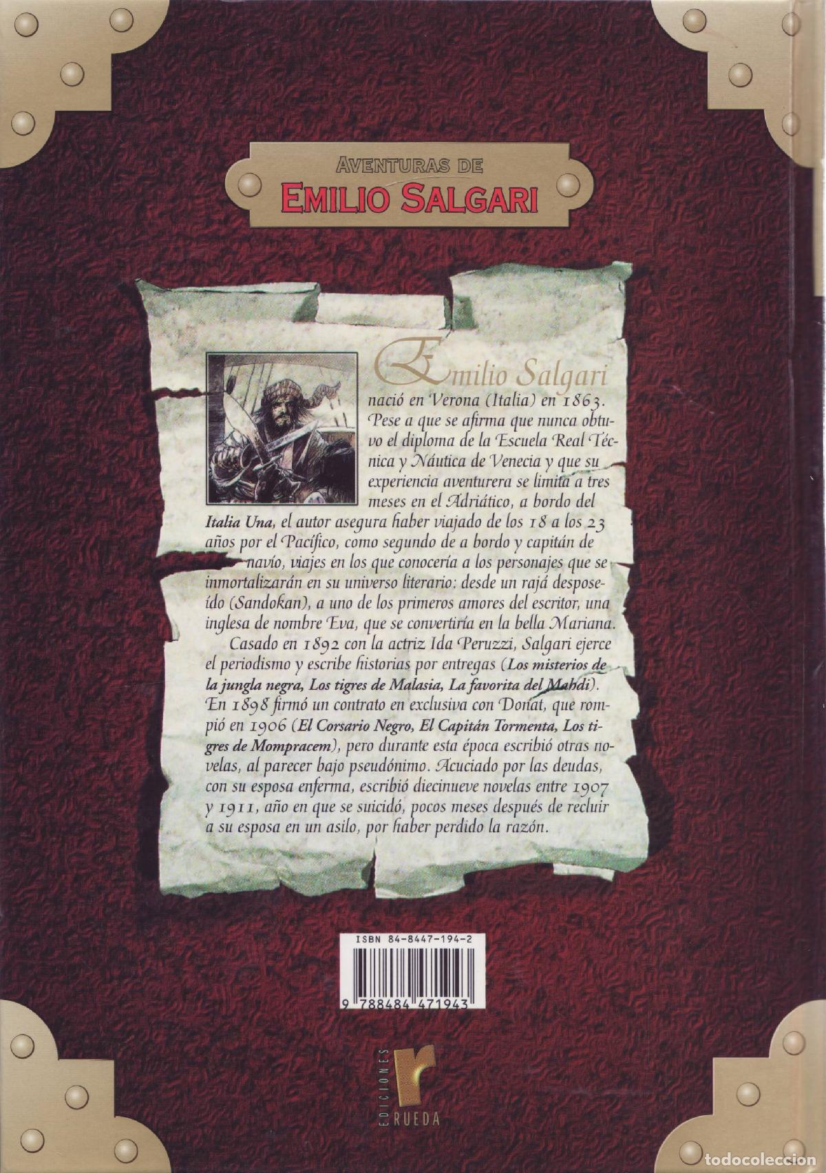 Libros de segunda mano: Sandokan - Salgari, Emilio - Foto 2