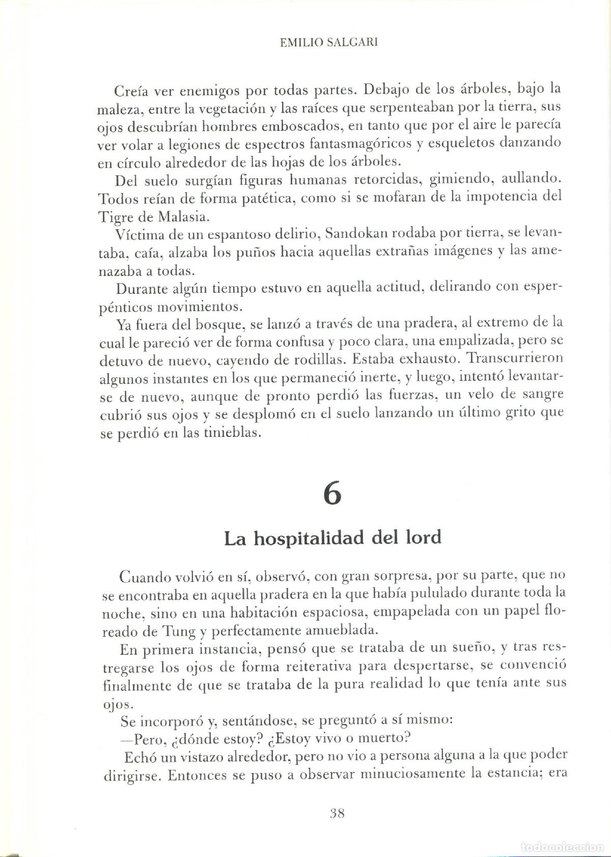 Libros de segunda mano: Sandokan - Salgari, Emilio - Foto 2