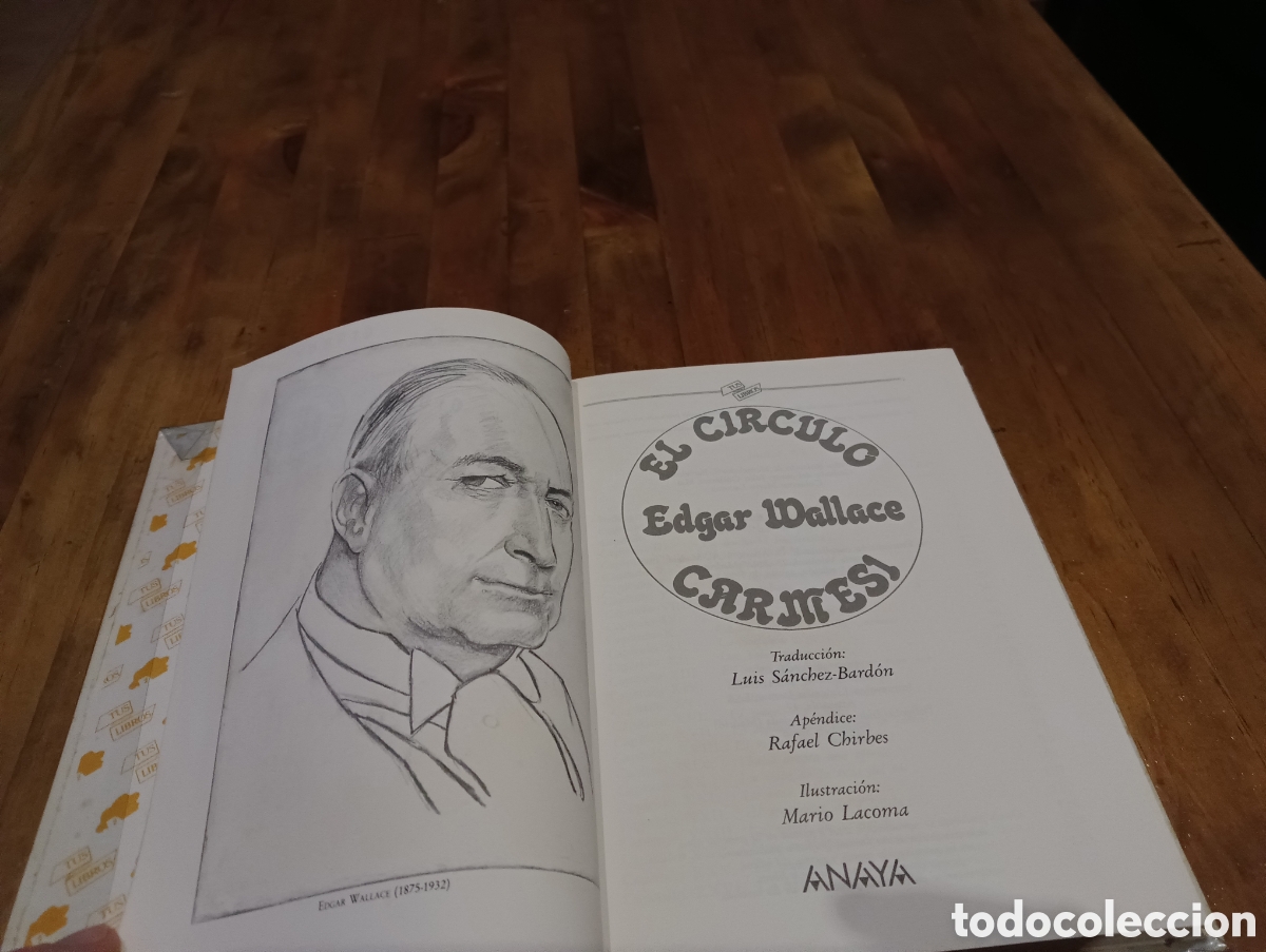 Libros de segunda mano: El c&iacute;rculo carmes&iacute;. Edgar idallace - Foto 4