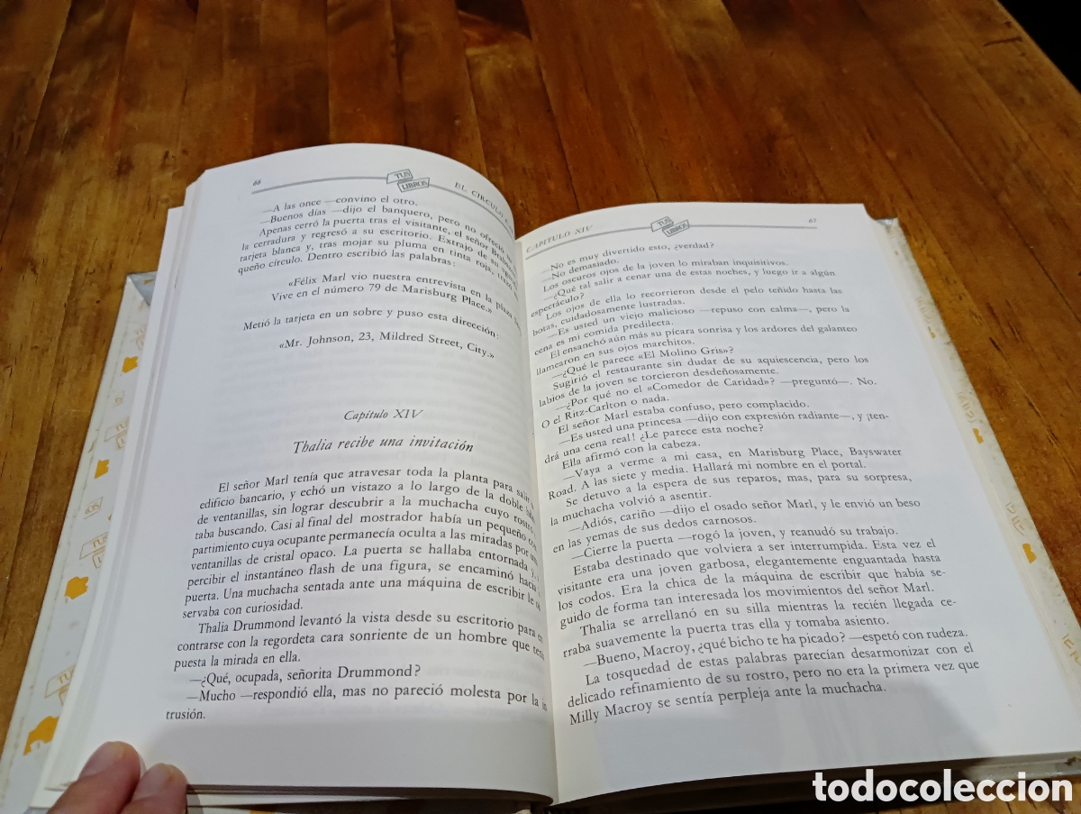 Libros de segunda mano: El c&iacute;rculo carmes&iacute;. Edgar idallace - Foto 6