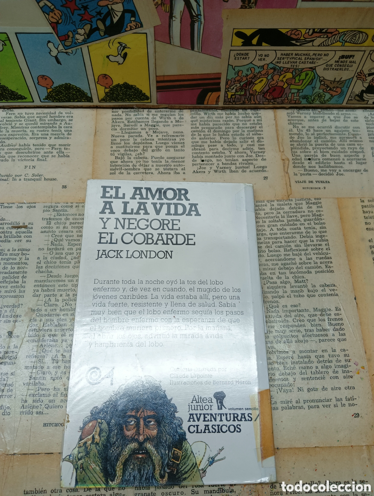 Libros de segunda mano: El amor a la vida y Negore el cobarde . - Foto 5
