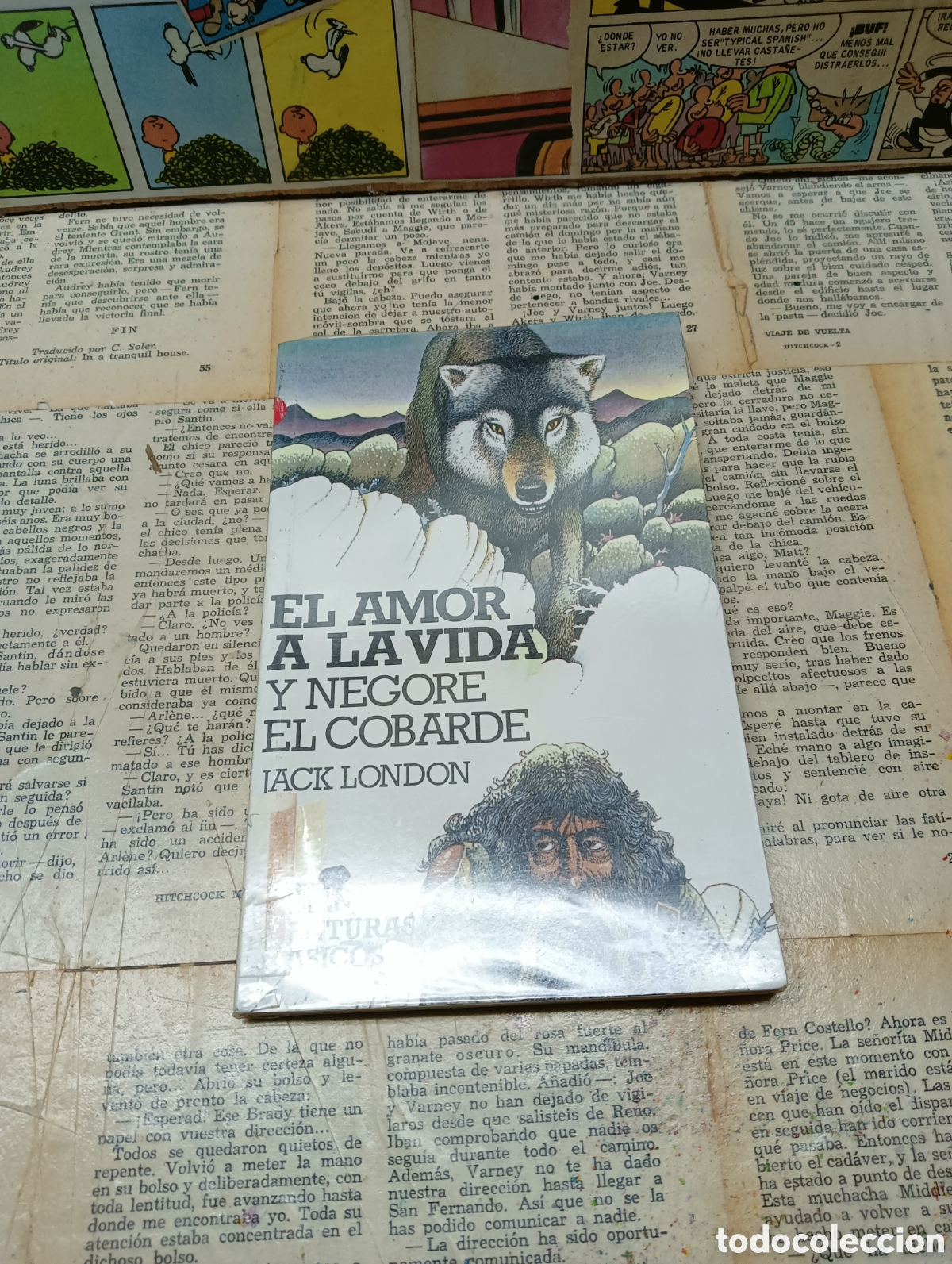 Libros de segunda mano: El amor a la vida y Negore el cobarde . - Foto 1