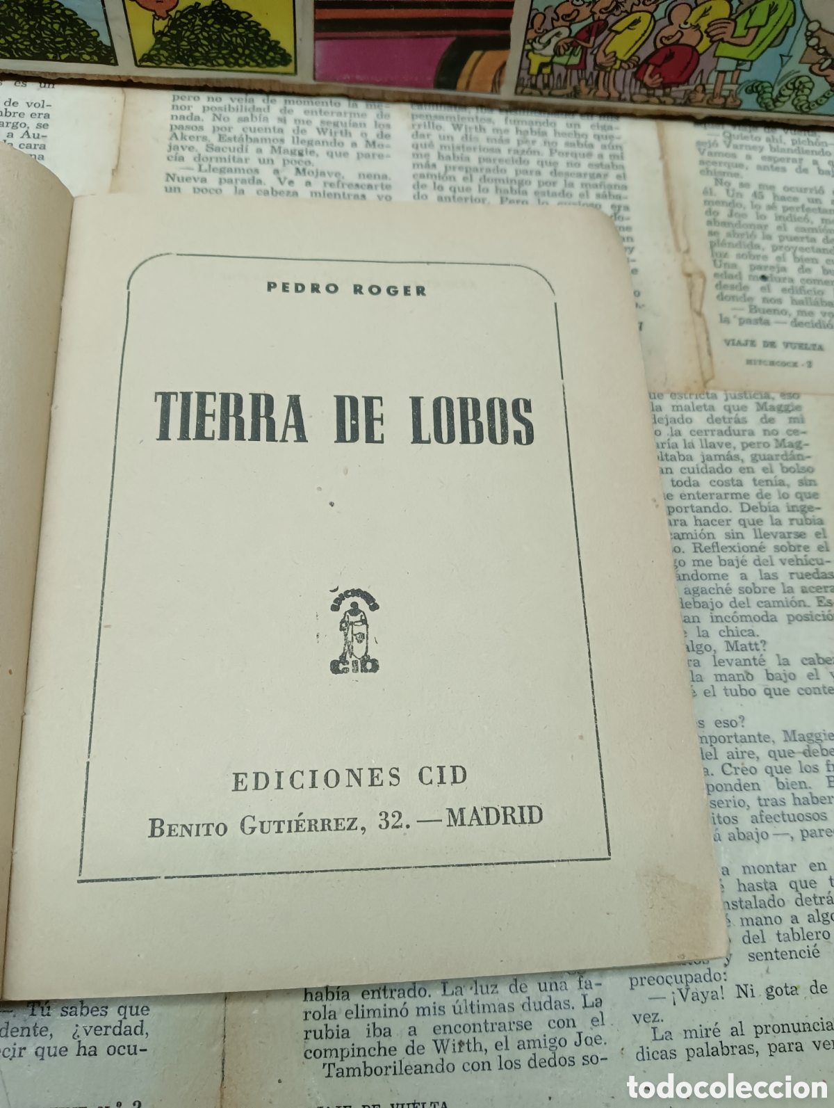 Libros de segunda mano: Tierra de lobos. Pedro Roger - Foto 2