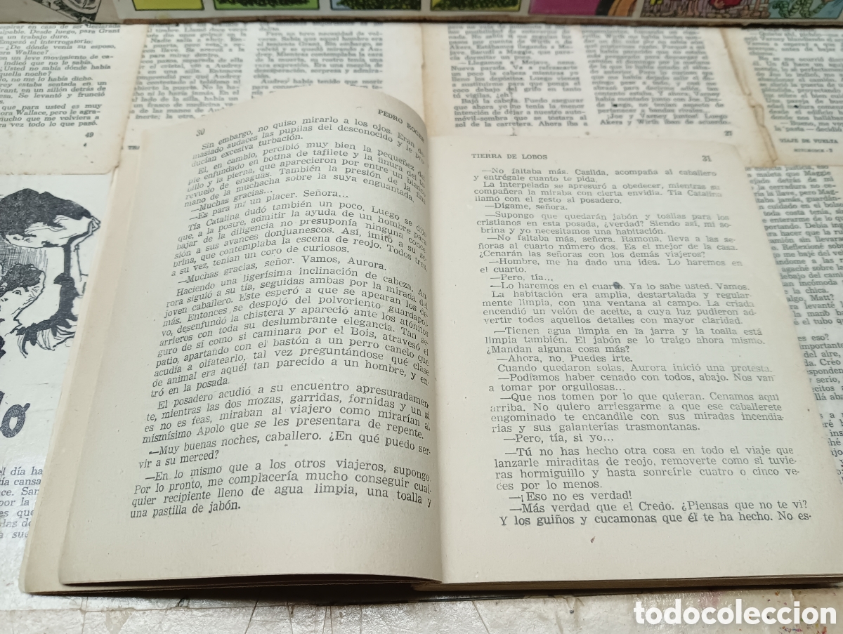 Libros de segunda mano: Tierra de lobos. Pedro Roger - Foto 3