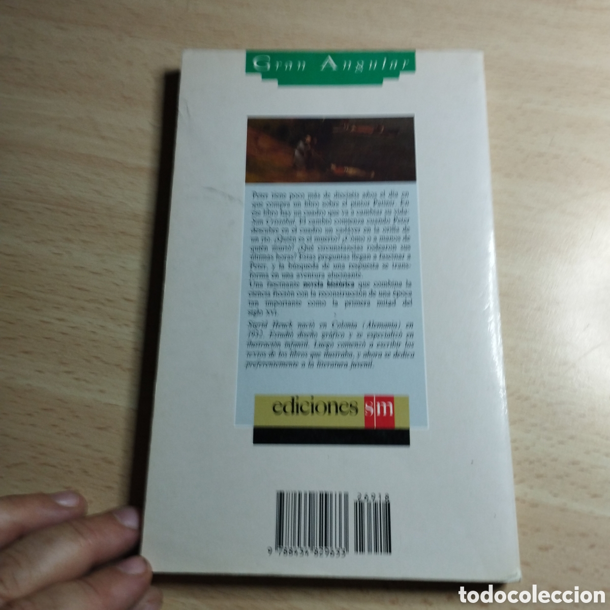 Libros de segunda mano: El enigma del maestro Joaqu&iacute;n. Sigrid Heuck. Gran angular.ediciones SM.1995. - Foto 2