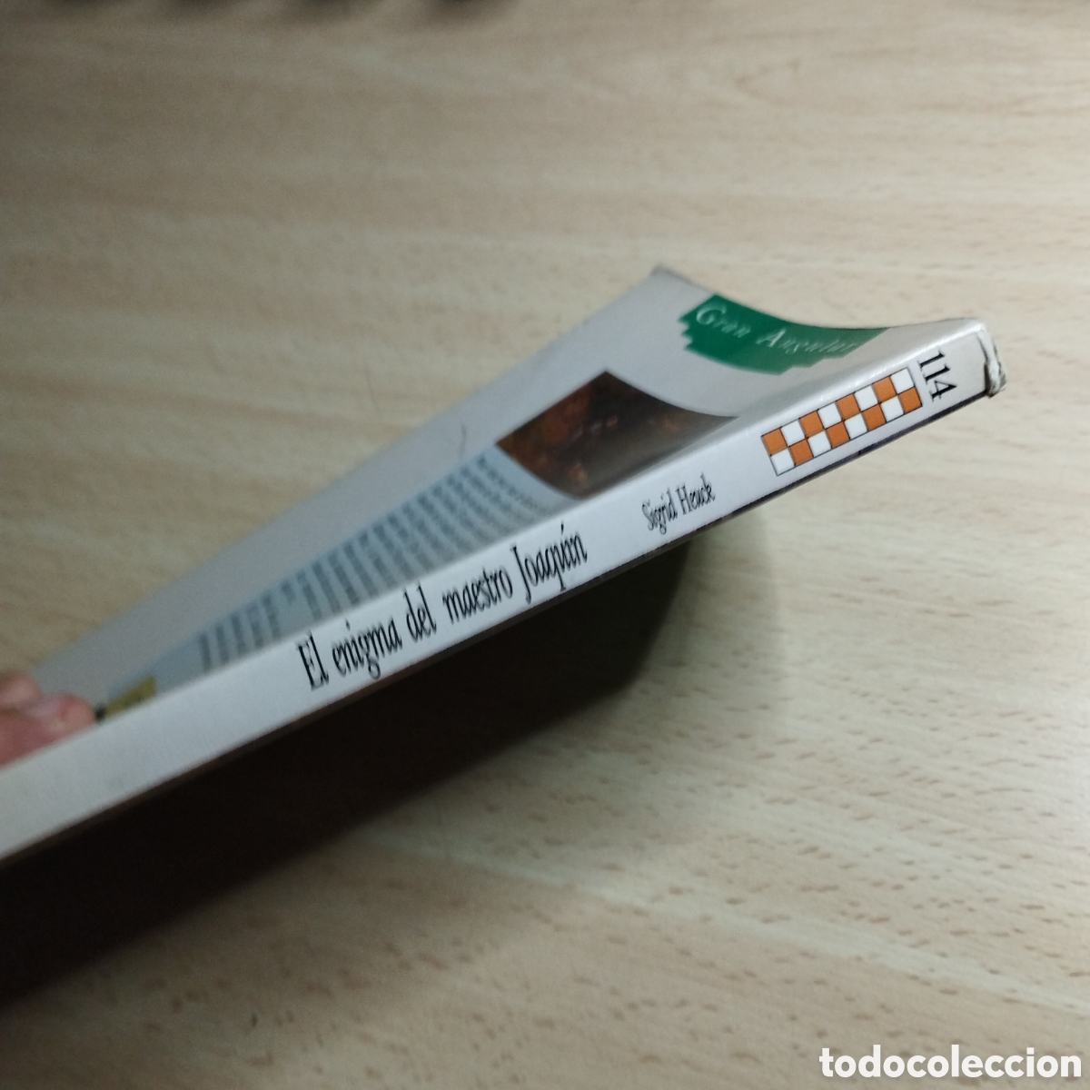 Libros de segunda mano: El enigma del maestro Joaqu&iacute;n. Sigrid Heuck. Gran angular.ediciones SM.1995. - Foto 3