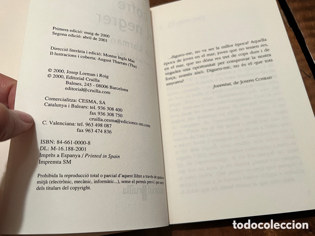 Libros de segunda mano: Josep Lorman - El cofre del negrer - Foto 2