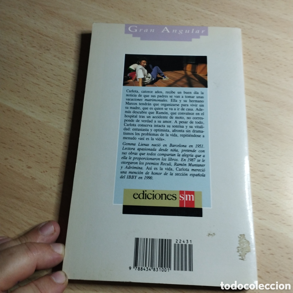 Libros de segunda mano: As&iacute; es la vida, Carlota. Gemma Lienas. Gran angular. Ediciones SM. - Foto 2